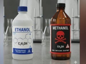 الفرق بين الميثانول والإيثانول