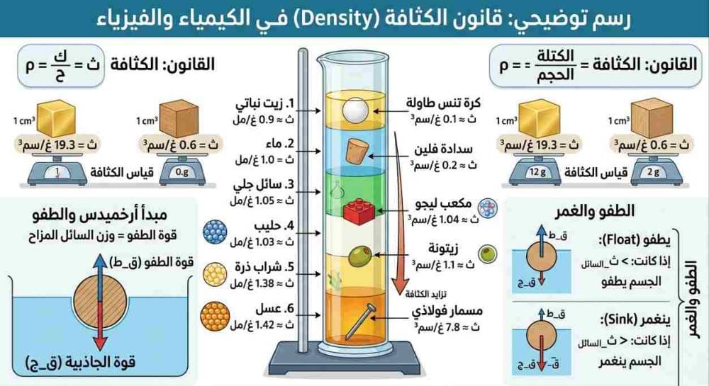 قانون الكثافة في الكيمياء