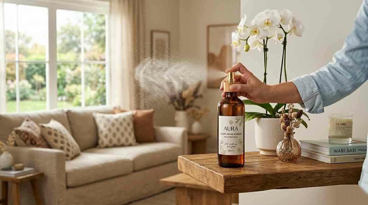 طريقة عمل معطر جو منزلي طبيعي بالزيوت العطرية